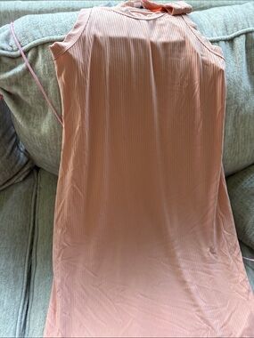 Sleeveless Maxi Dress in Peach